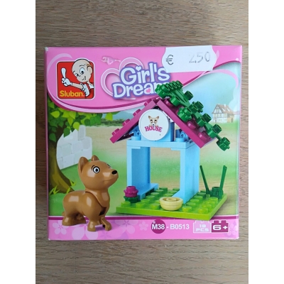 Sluban Girl's Dream Hondenhok - M38-B0513